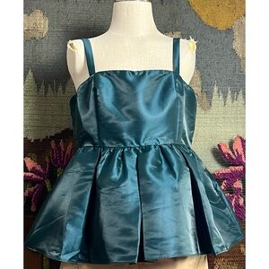 Anthropologie Mare Mare Square Neck Babydoll Top L